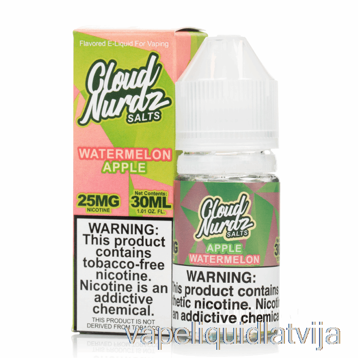 Arbūzs ābols - Mākonis Nurdz Salts - 30ml 25mg Vape šķidrums